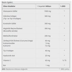 Dinamis Glucosamine Chondroitin Msm With Collagen & Boswellia 6 gr x 30 Şase