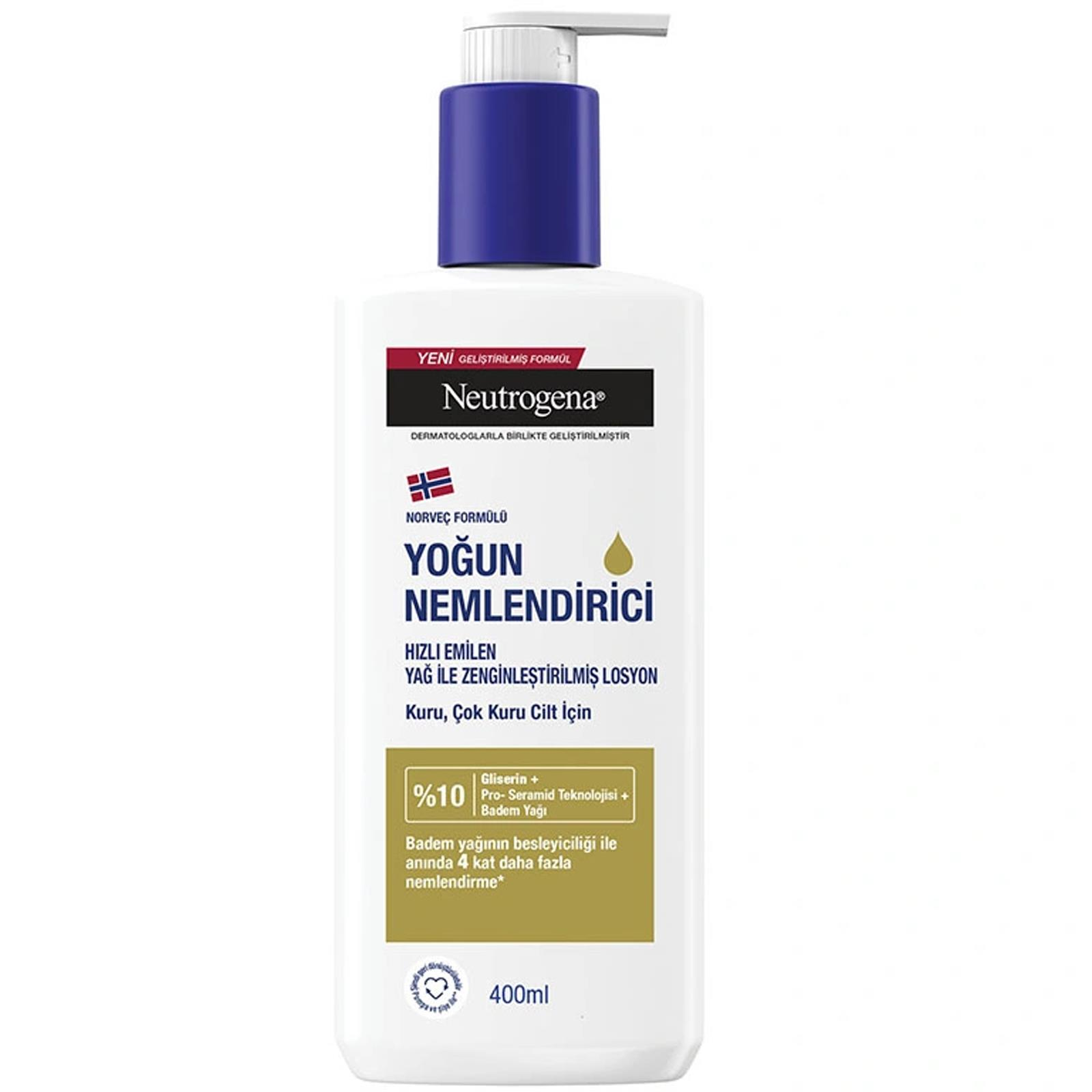 Neutrogena Yağ İle Zenginleştirilmiş Vücut Losyonu 400 ml