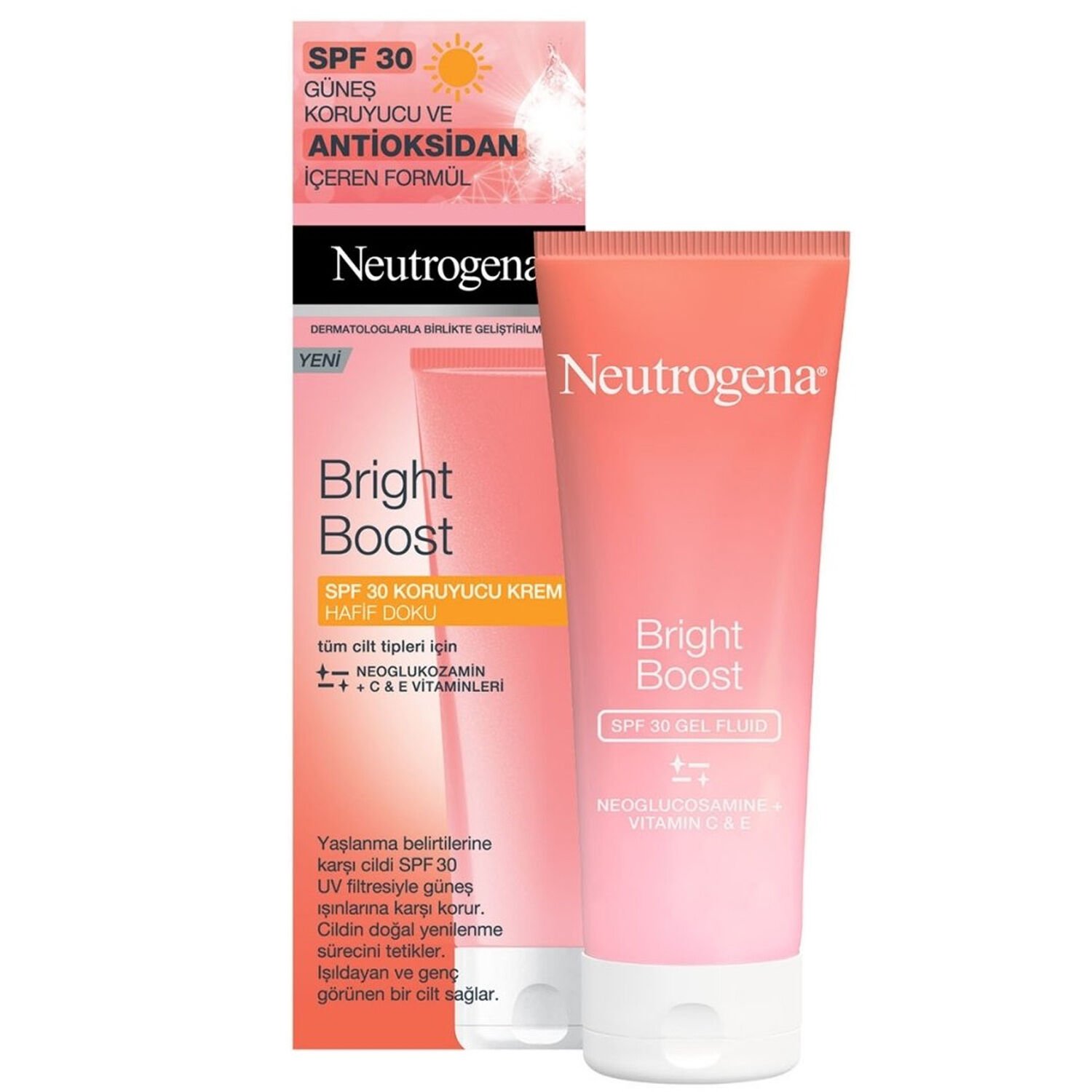 Neutrogena Bright Boost SPF 30 Koruyucu Krem 50 ml