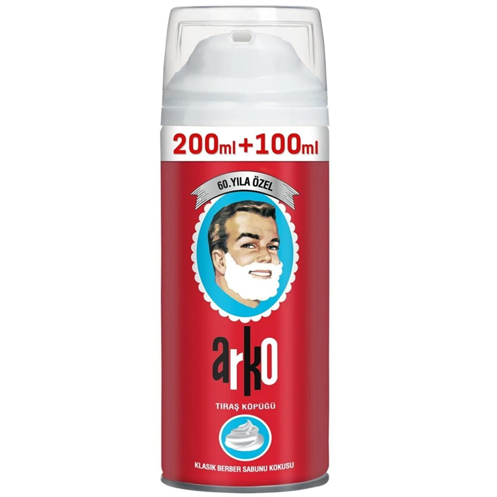 Arko 60. Yıla Özel Klasik Berber Sabunu Kokulu Tıraş Köpüğü 300 ml