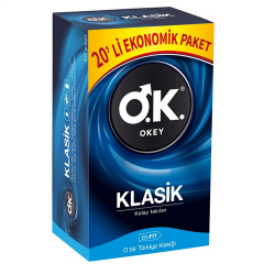 Okey Klasik Ekonomik Prezervatif 20'li