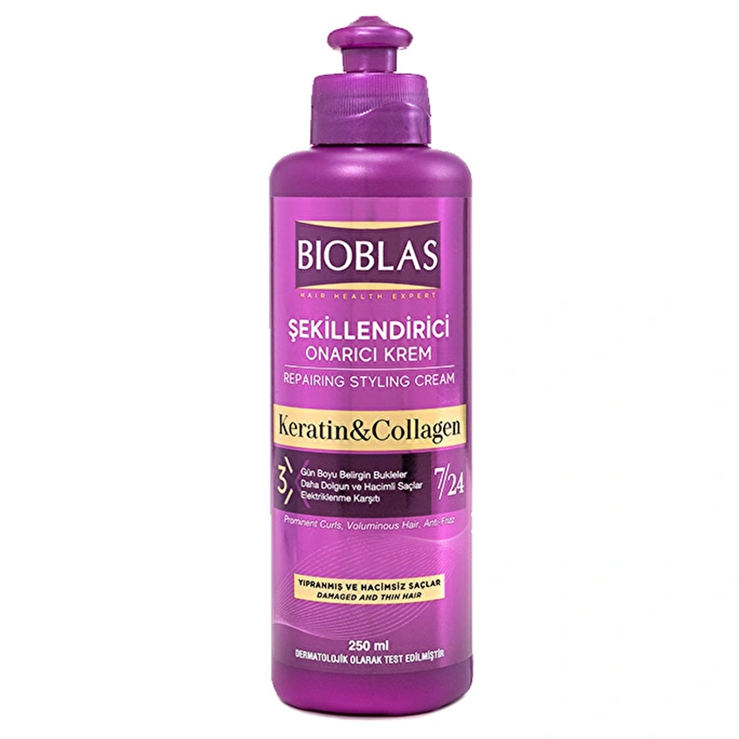 Bioblas Collagen Ve Keratin Dökülme Karşıtı Durulanmayan Saç Kremi 250 ml