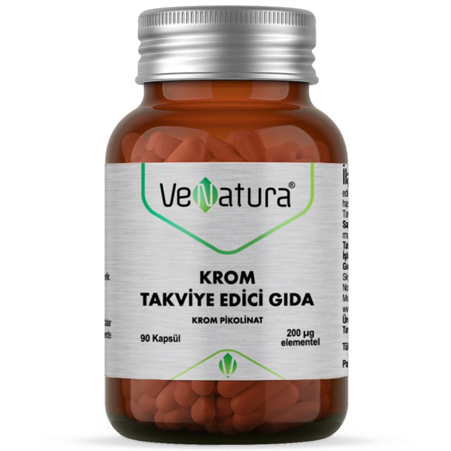 Venatura Krom Takviye Edici Gıda 90 Kapsül