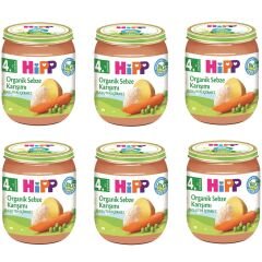 Hipp Kavanoz Maması Organik Sebze Karışımı 125 gr 6 ADET