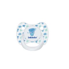 Bebedor 171 Tritan Damaklı Şeffaf Emzik No 1 0-6 Ay Turkuaz