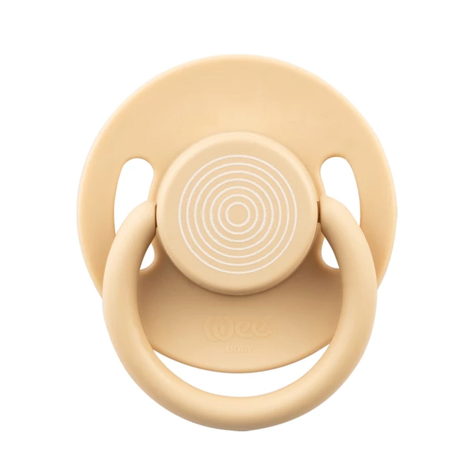 Wee Baby Cool Yuvarlak Uçlu Silikon Emzik No 2 Ekru