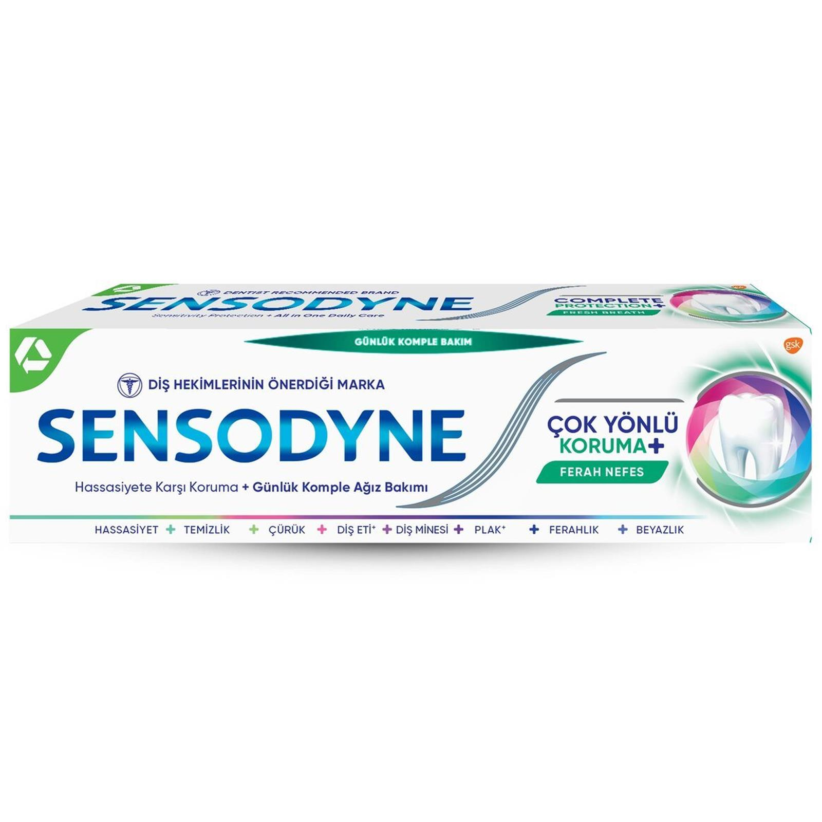 Sensodyne Çok Yönlü Koruma Ferah Nefes Diş Macunu 75 ml