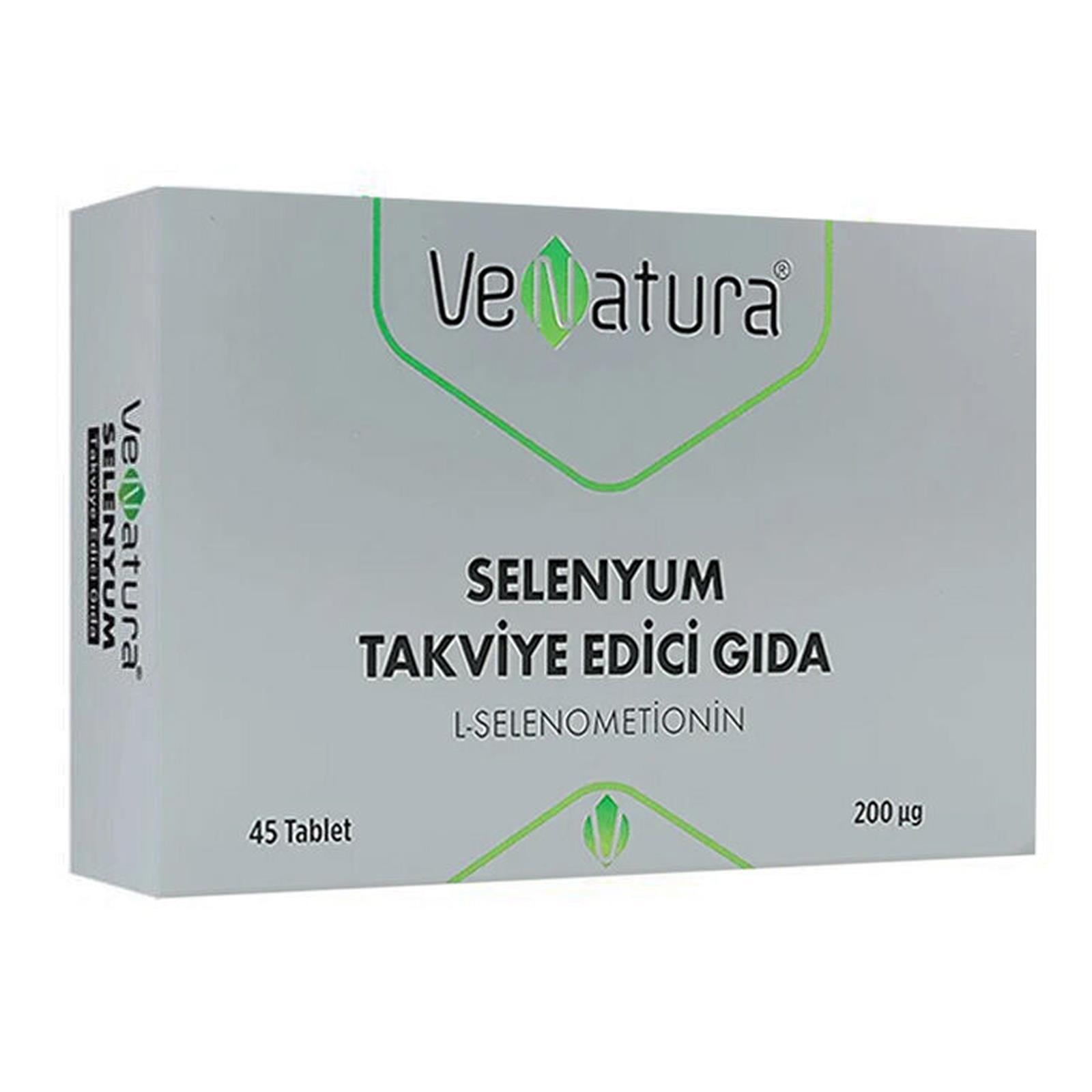 Venatura Selenyum Takviye Edici Gıda 45 Tablet