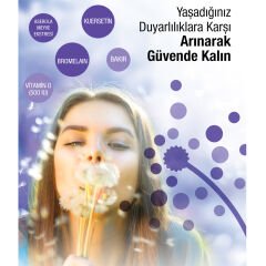 Dinamis Quercetin Bromelain Aserola Ekstresi İçeren Takviye Edici Gıda 30 Kapsül