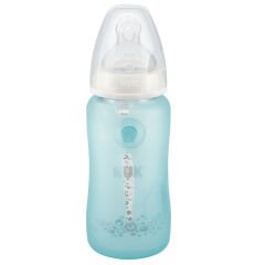 Nuk First Choice Silikon Biberon Kılıfı Mavi