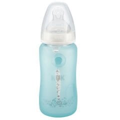 Nuk First Choice Silikon Biberon Kılıfı Mavi