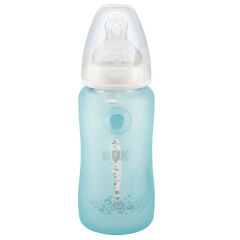 Nuk First Choice Silikon Biberon Kılıfı Mavi