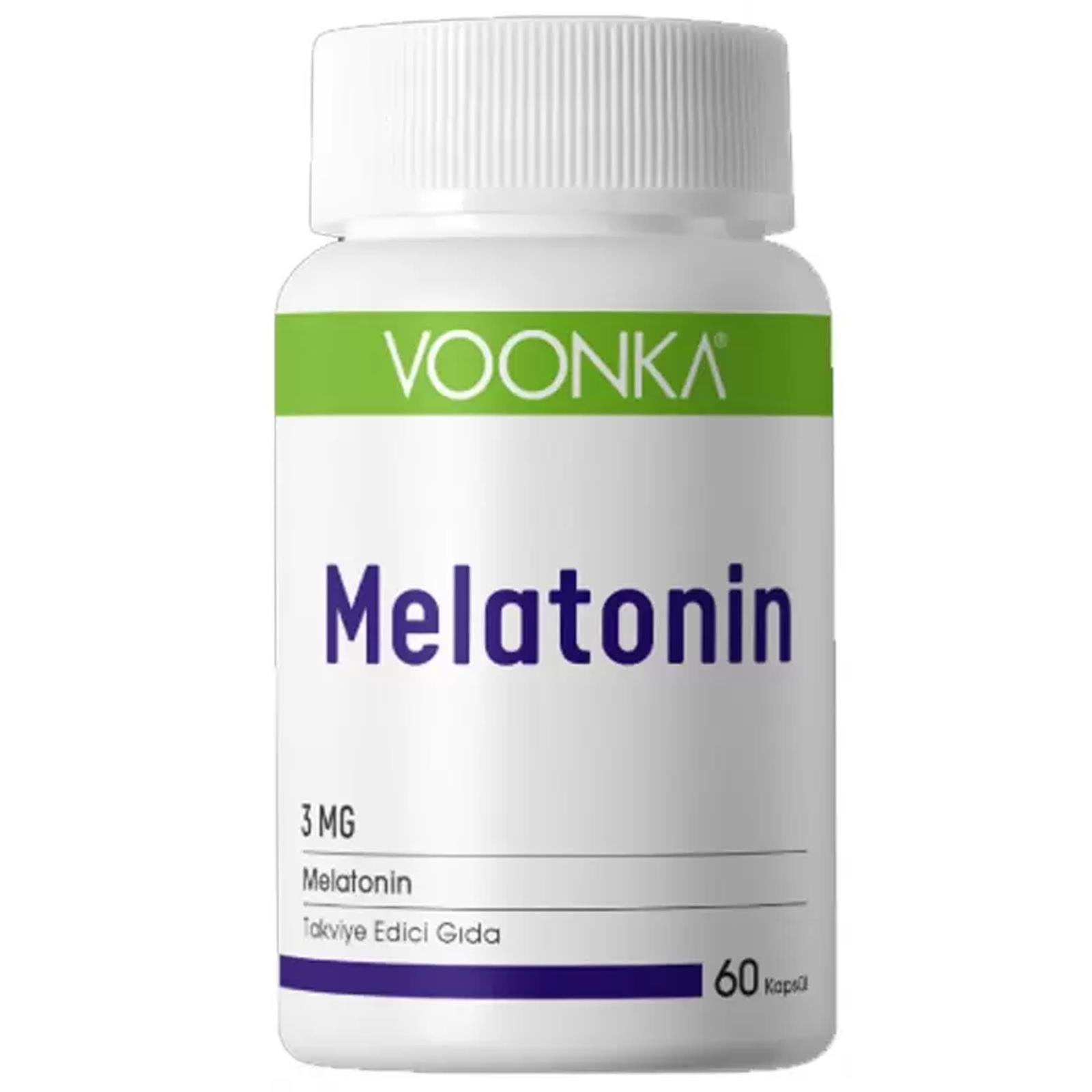 Voonka Melatonin 3 mg 60 Kapsül