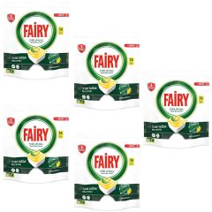 Fairy Hepsi Bir Arada Limon Kokulu Bulaşık Makinesi Kapsülü 36 lı 5 ADET