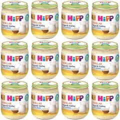 Hipp Kavanoz Maması Organik Sütlaç 125 gr 12 ADET