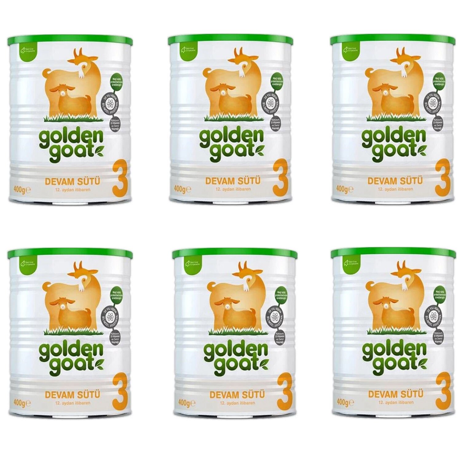 Golden Goat 3 Keçi Devam Sütü 400 gr 6 ADET