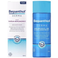 Bepanthol Derma Gece Bakım Kremi 50 ml + Derma Yüz Temizleme Jeli 200 ml