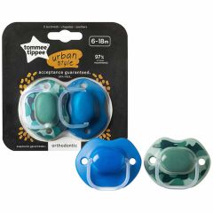 Tommee Tippee Urban Style 2li Emzik 6-18 Ay Kız Rengi