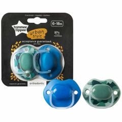 Tommee Tippee Urban Style 2li Emzik 6-18 Ay Erkek Rengi
