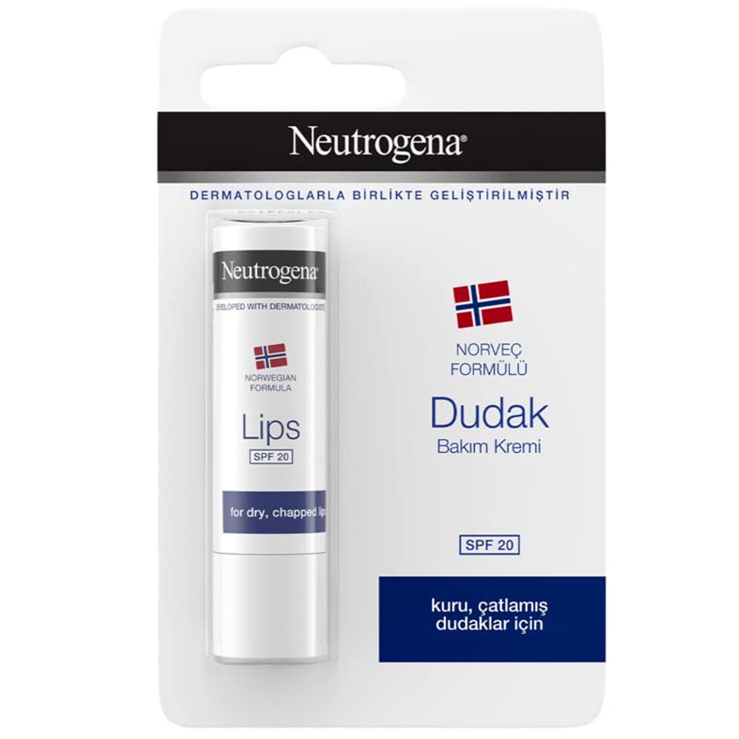 Neutrogena SPF 20 Güneş Koruma Faktörlü Dudak Bakım Kremi 4,8 g
