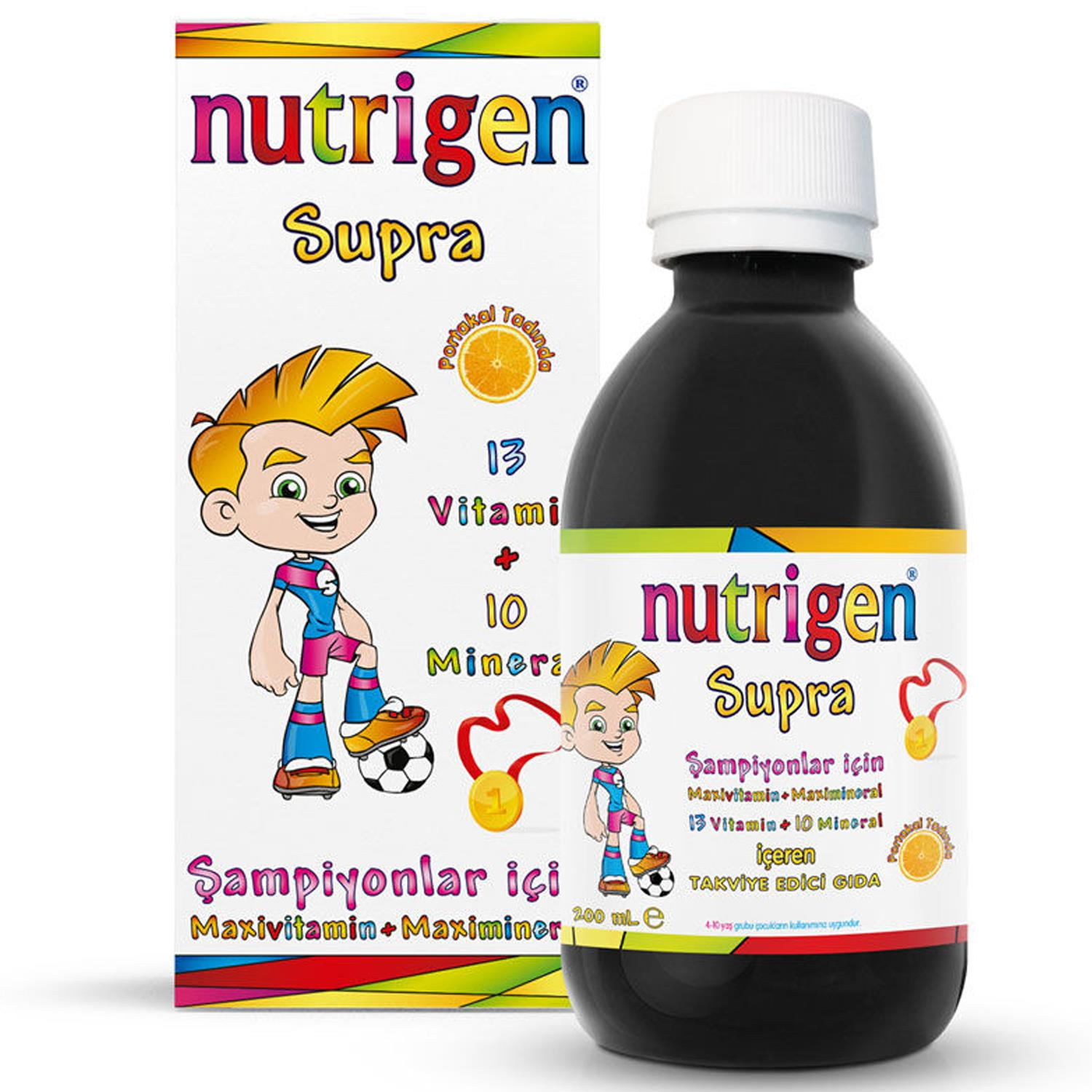 Nutrigen Supra Vitamin Mineral Şurup 200 ml