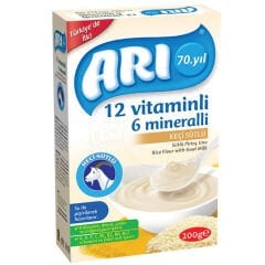 Arı Mama 12 Vitaminli 6 Mineralli Keçi Sütlü Pirinç Unu 200 gr