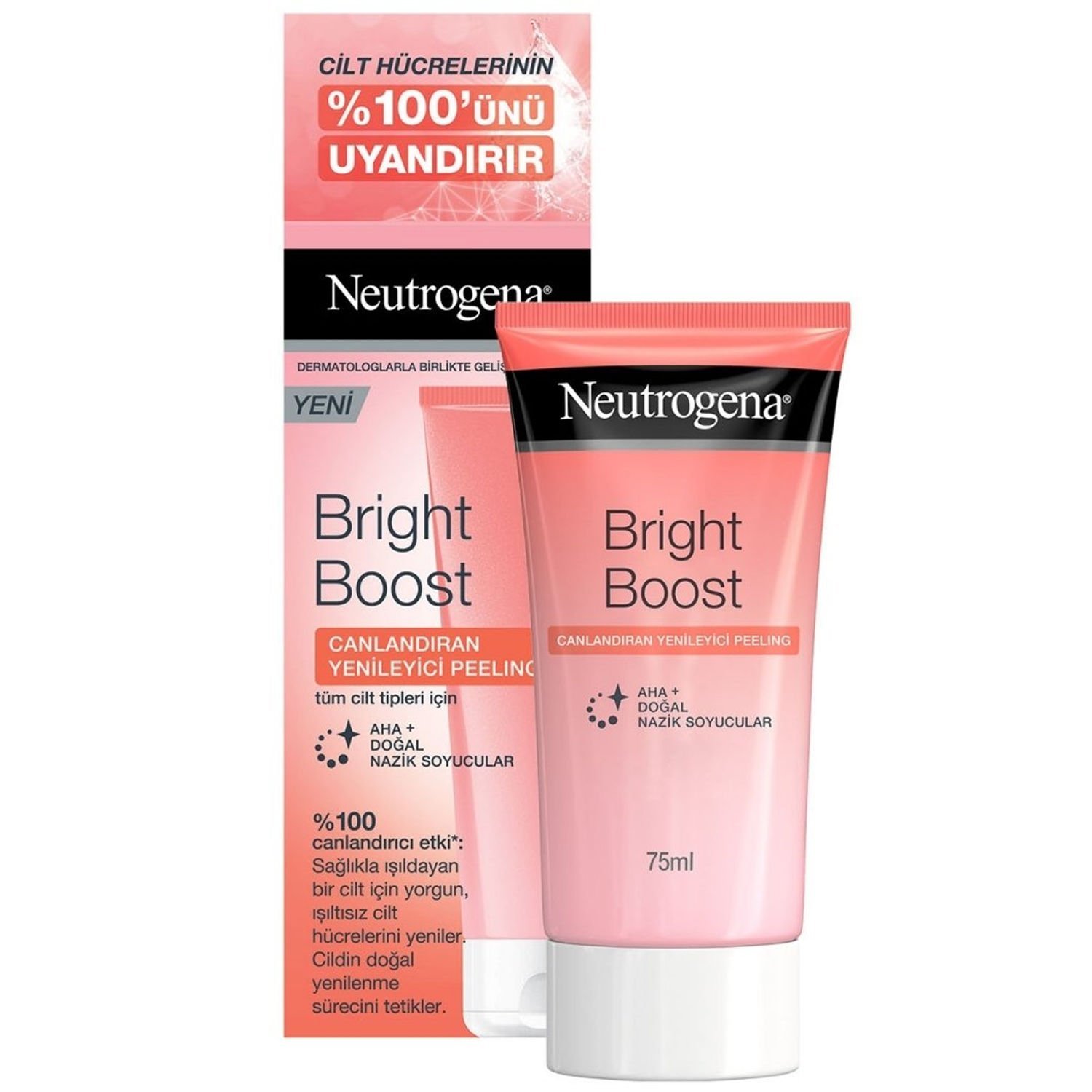 Neutrogena Bright Boost Canlandıran Yenileyici Peeling 75 ml