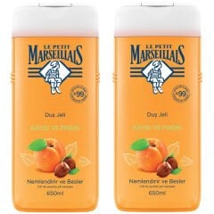 Le Petit Marseillais Kayısı Ve Fındık Özlü Duş Jeli 650 ml 2 ADET