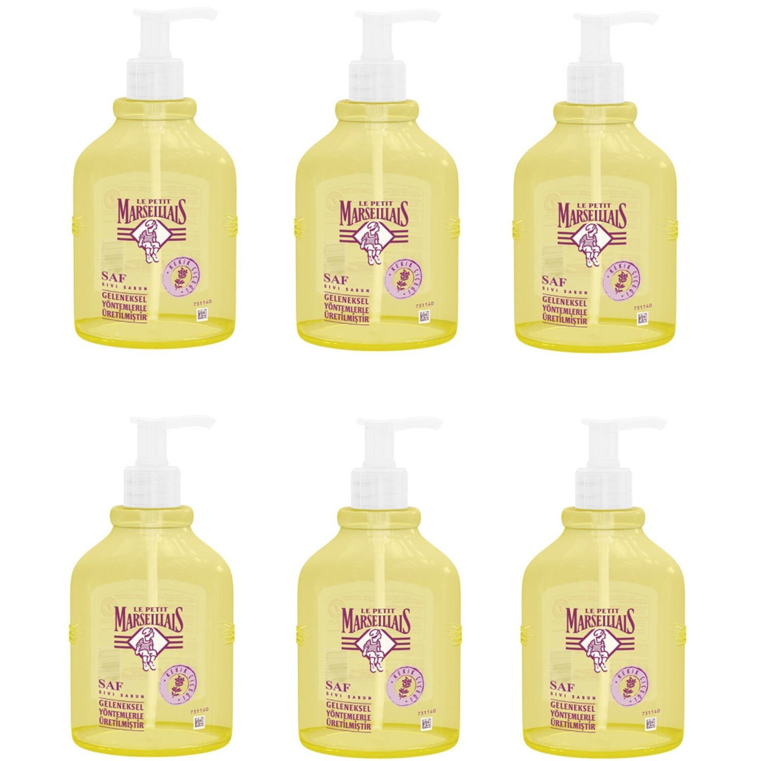 Le Petit Marseillais Saf Kekik Çiçeği Sıvı Sabun 500 ml 6 ADET