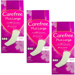 Carefree Plus Large Günlük Ped 20'li 3 ADET
