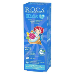 Rocs Kids 3-7 Yaş Meyve Külahı Çocuk Diş Macunu 45 gr