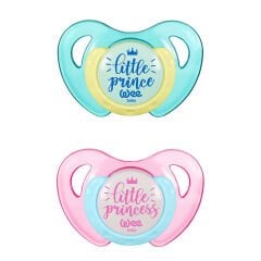 Wee Baby Desenli Kelebek Damaklı Emzik 18+ Ay