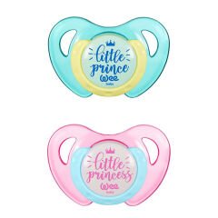 Wee Baby Desenli Kelebek Damaklı Emzik 18+ Ay