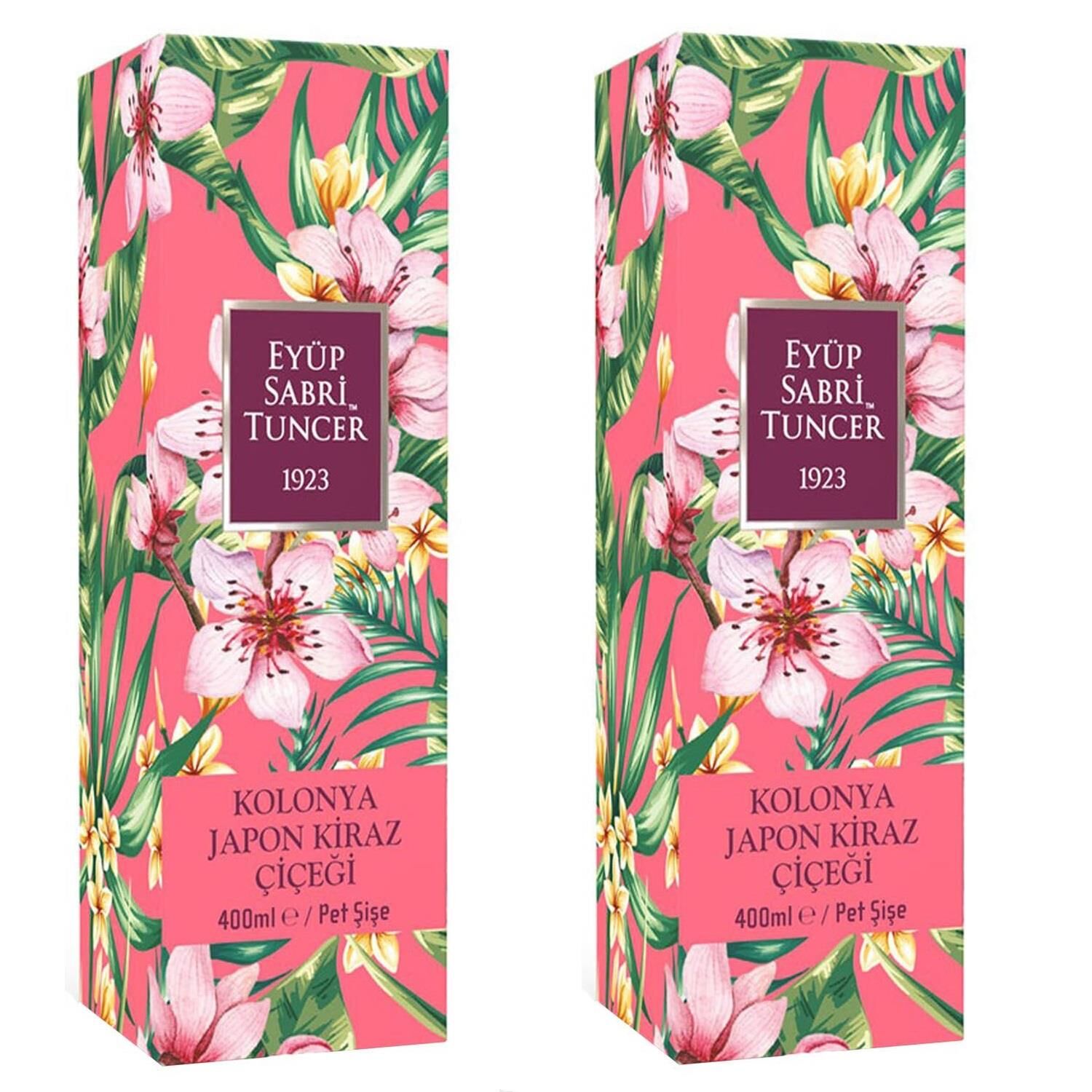 Eyüp Sabri Tuncer Japon Kiraz Çiçeği Kolonyası Pet Şişe 400 ml 2 ADET