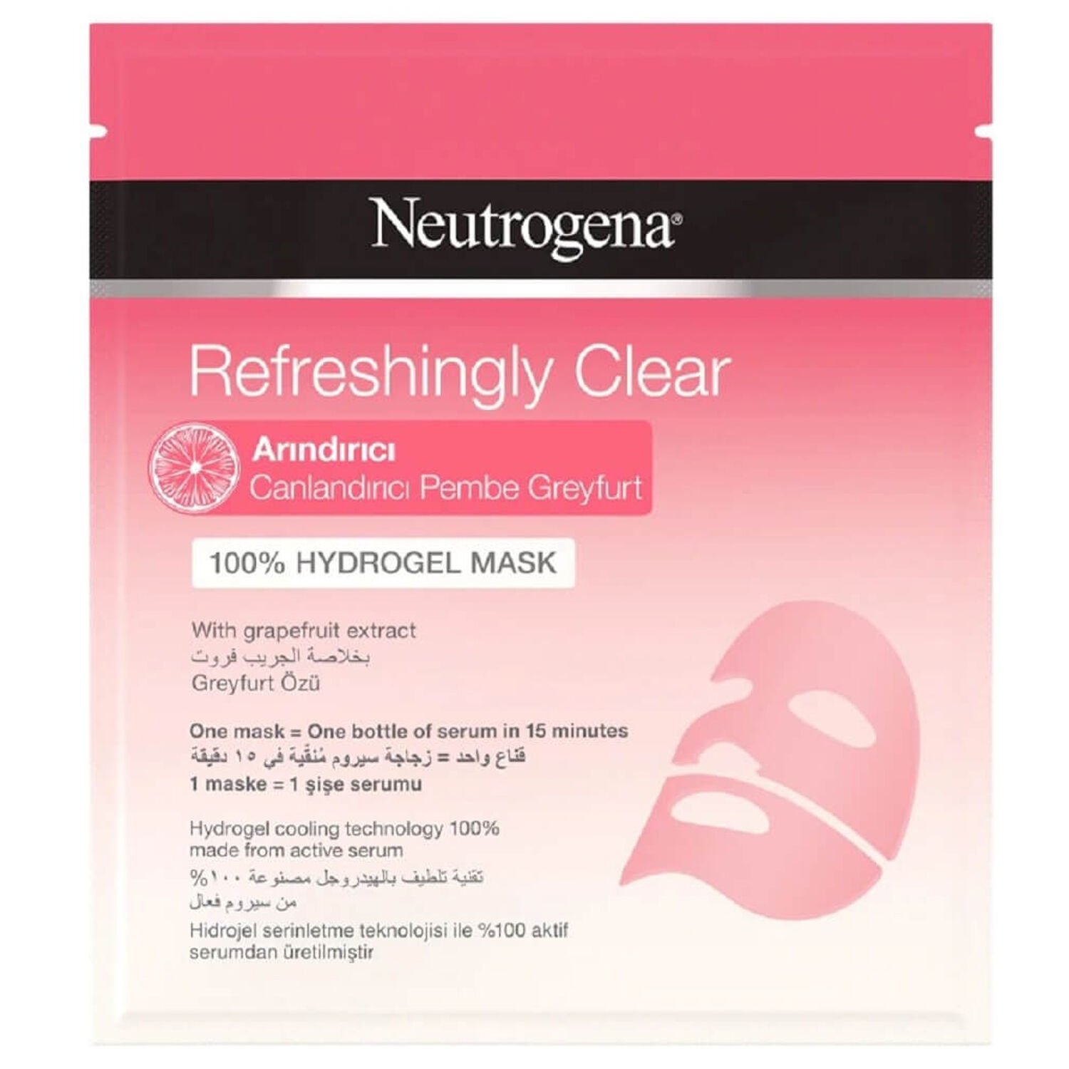 Neutrogena Canlandırıcı Pembe Greyfurt Yüz Maskesi 30 ml