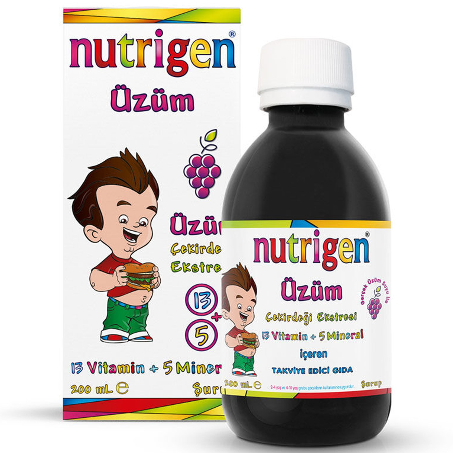 Nutrigen Üzüm Çekirdeği Ekstresi Şurup 200 ml