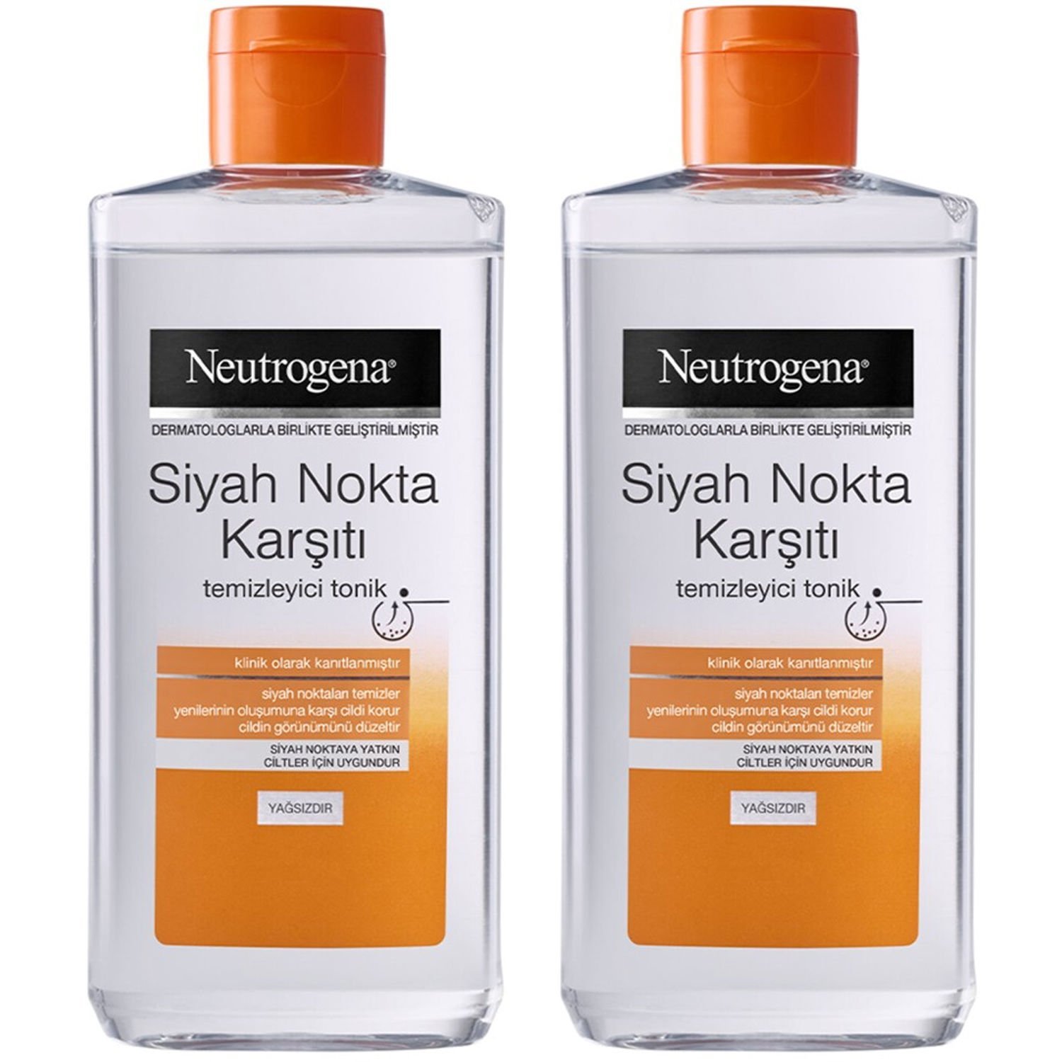 Neutrogena Siyah Nokta Karşıtı Temizleyici Tonik 200 ml 2 ADET