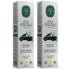 Eyüp Sabri Tuncer Doğal Bambu Aktif Karbonlu Beyazlatıcı Diş Macunu 90 ml 2 ADET