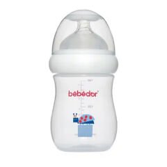 Bebedor Geniş Ağızlı Antikolik Sistem PP Biberon 180 ml Uğur Böceği Desenli