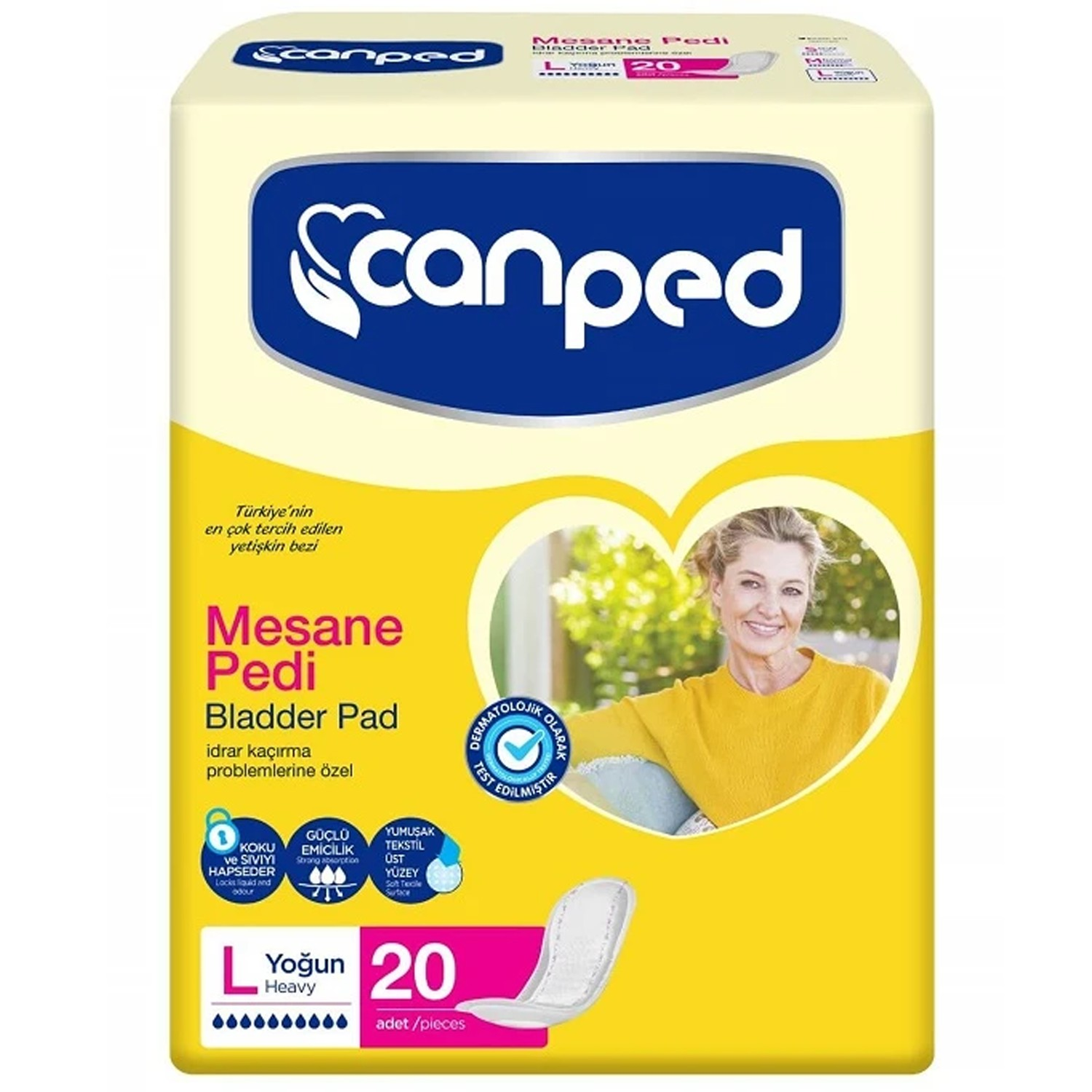 Canped Mesane Pedi Yoğun Large 20 li