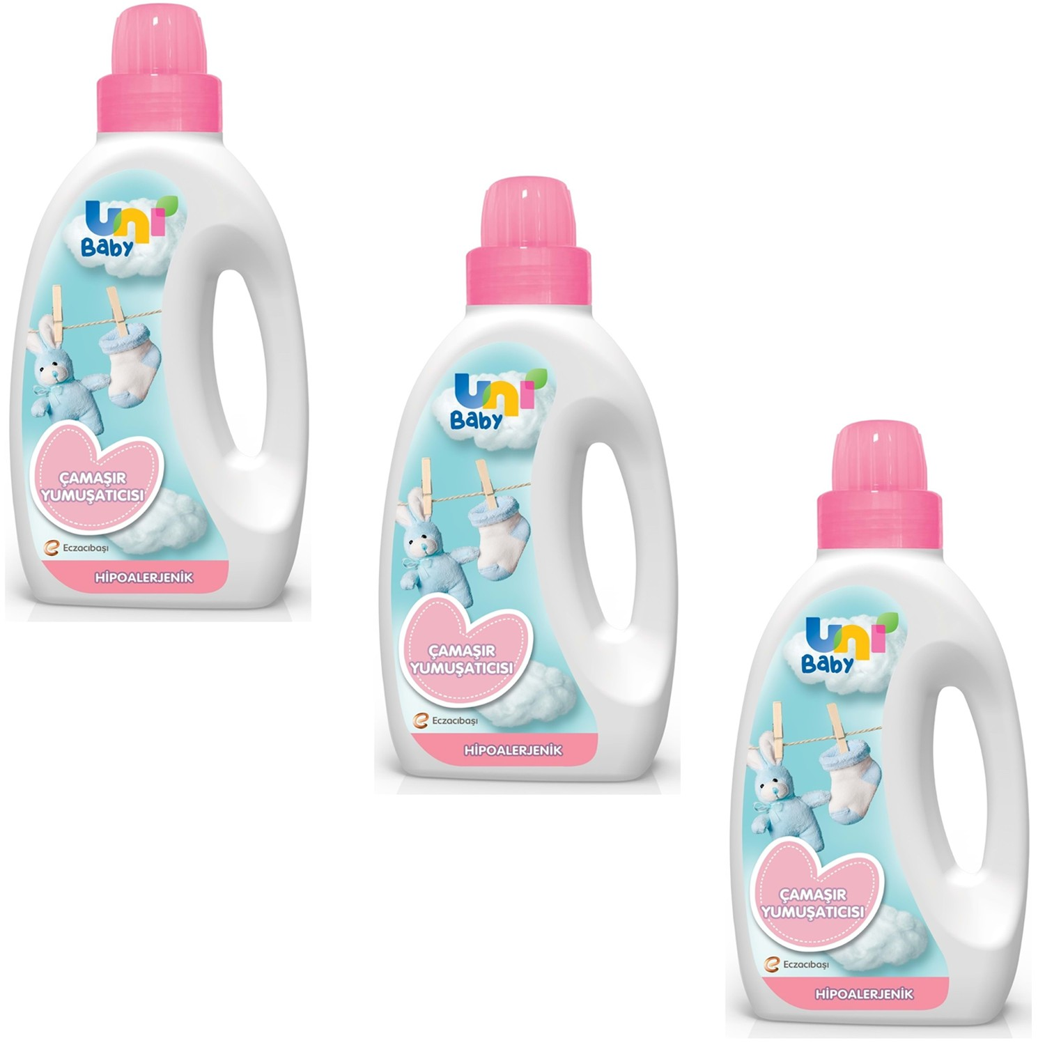 Uni Baby Hipoalerjenik Çamaşır Yumuşatıcısı 1500 ml 3 ADET