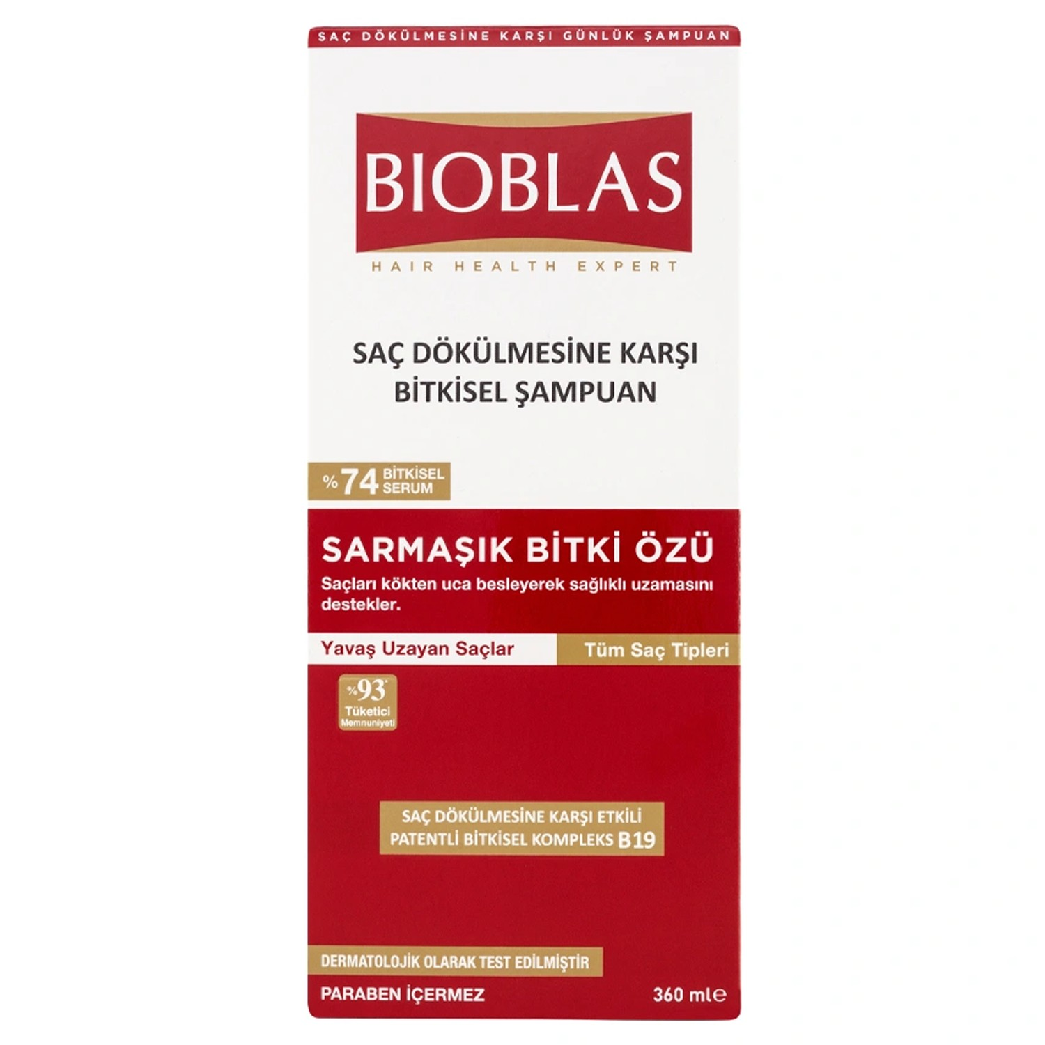 Bioblas Saç Dökülmesine Karşı Sarmaşık Bitki Özü Şampuan 360 ml