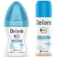 Defans Sinek Kovucu Vücut Spreyi 100 ml + Sinek Kovucu Vücut Losyonu 100 ml