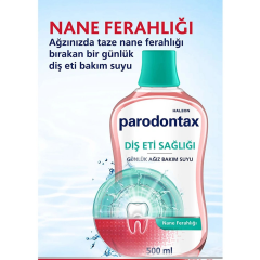 Parodontax Nane Ferahlığı Ağız Bakım Suyu 500 ml