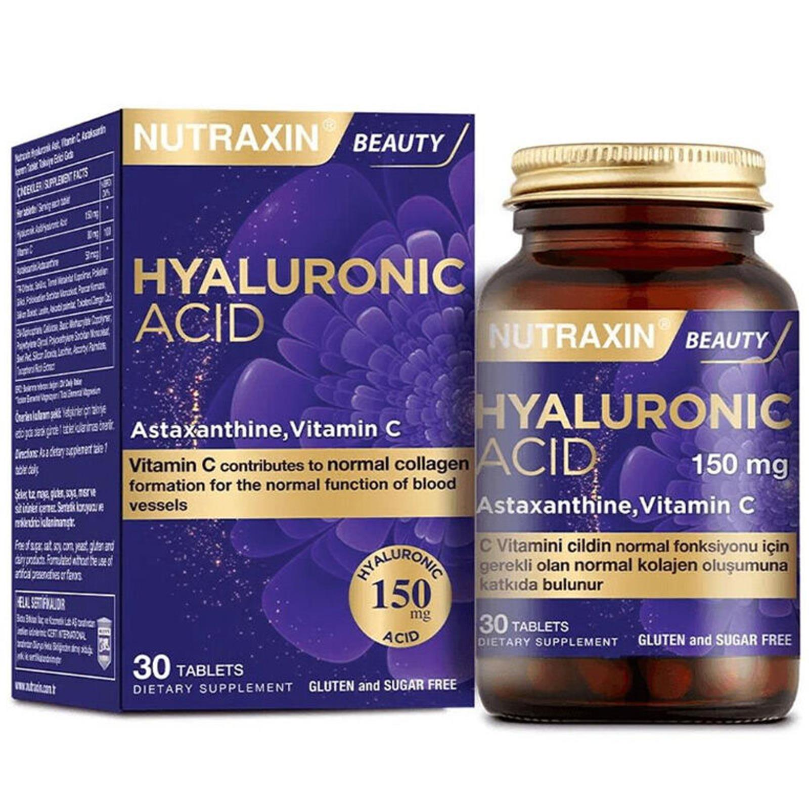Nutraxin Hyaluronic Acid 30 Tablet