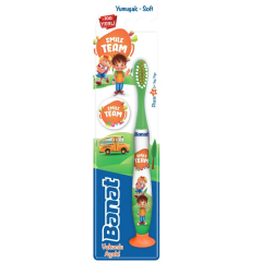 Banat Smile Team Yumuşak-Soft Vakumlu Çocuk Diş Fırçası