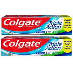 Colgate Üçlü Etki Beyazlatıcı Florürlü Diş Macunu 150 ml 2 ADET