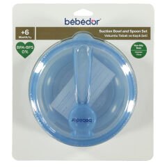 Bebedor Vakumlu Tabak Ve Kaşık Seti