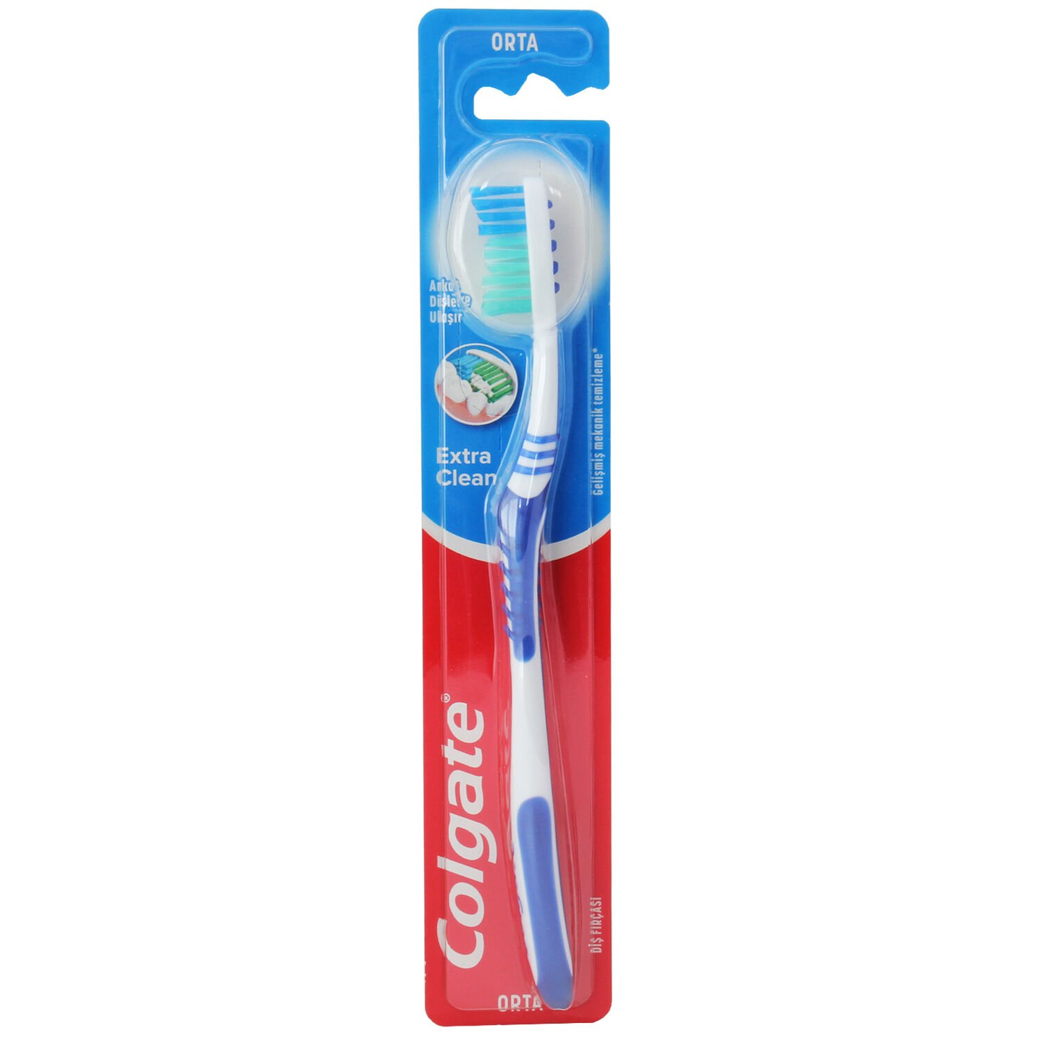 Colgate Extra Clean Orta Diş Fırçası Mavi