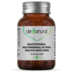 Venatura Multivitamin Multimineral Ve DHA 30 Kapsül